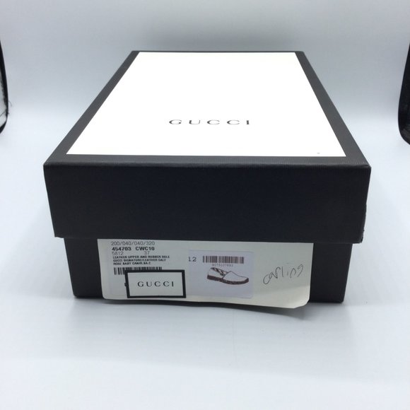 Gucci Guccissima Leather Espadrilles Rose Baby Pink Womens EU 37 US 7 454703 - Picture 13 of 14